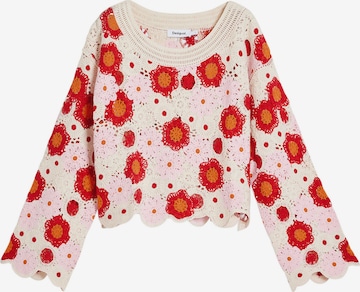 DesigualPulover - bijela boja: prednji dio