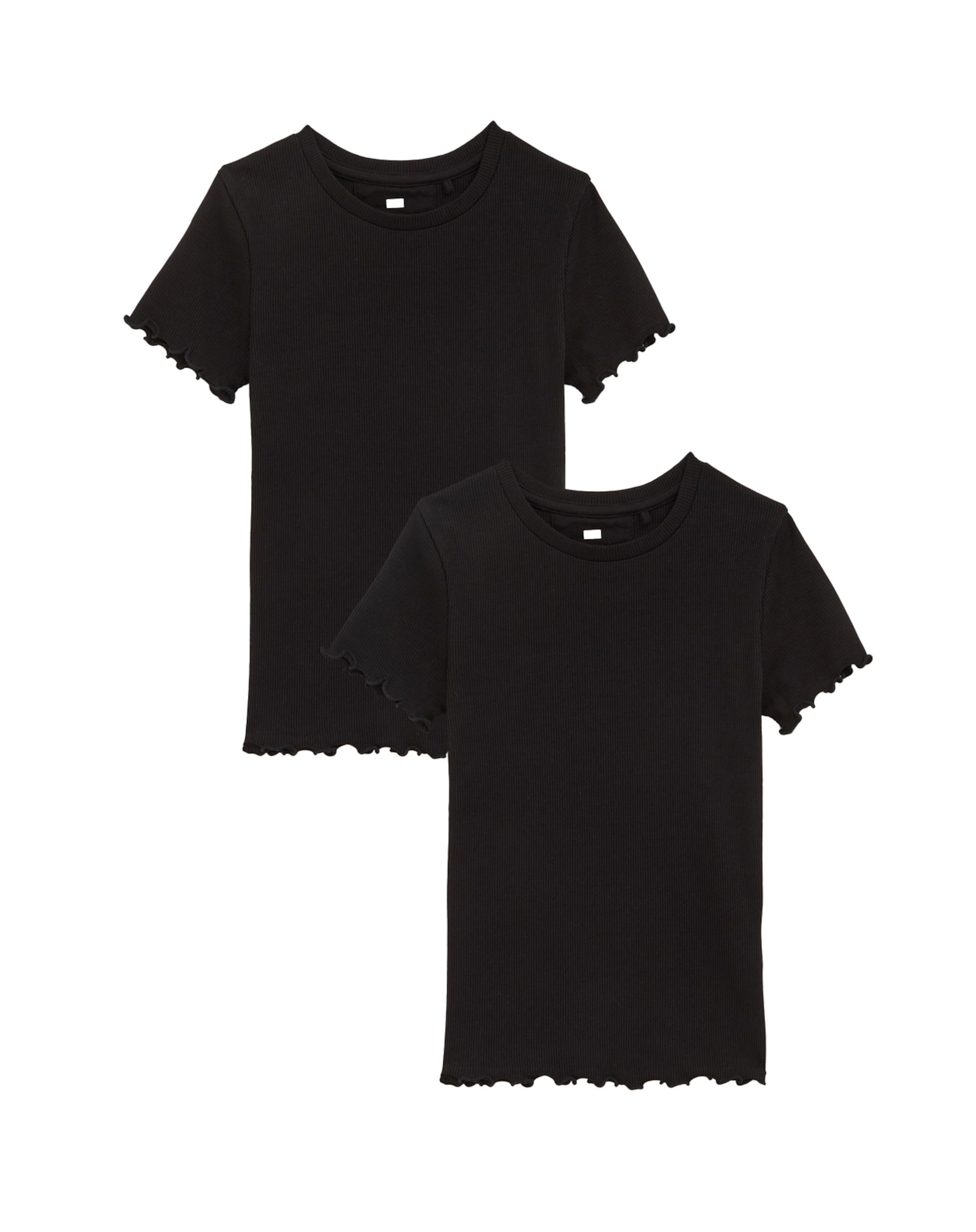 T-Shirt WE Fashion en noir : devant