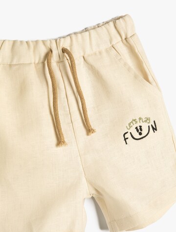 Koton Flared Trousers in Beige