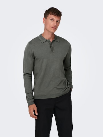 Pullover 'WYLER' di Only & Sons in grigio