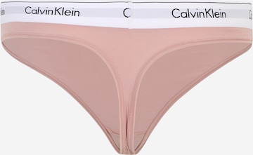 Calvin Klein Underwear Plus Thong in Pink