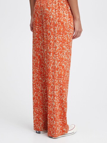ICHI Regular Broek 'Aya' in Oranje