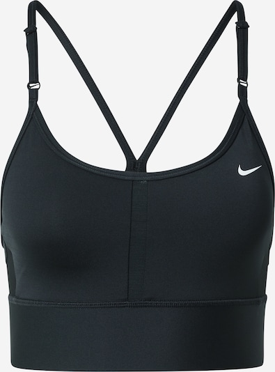 NIKE Soutien-gorge de sport 'Indy' en noir / blanc, Vue avec produit