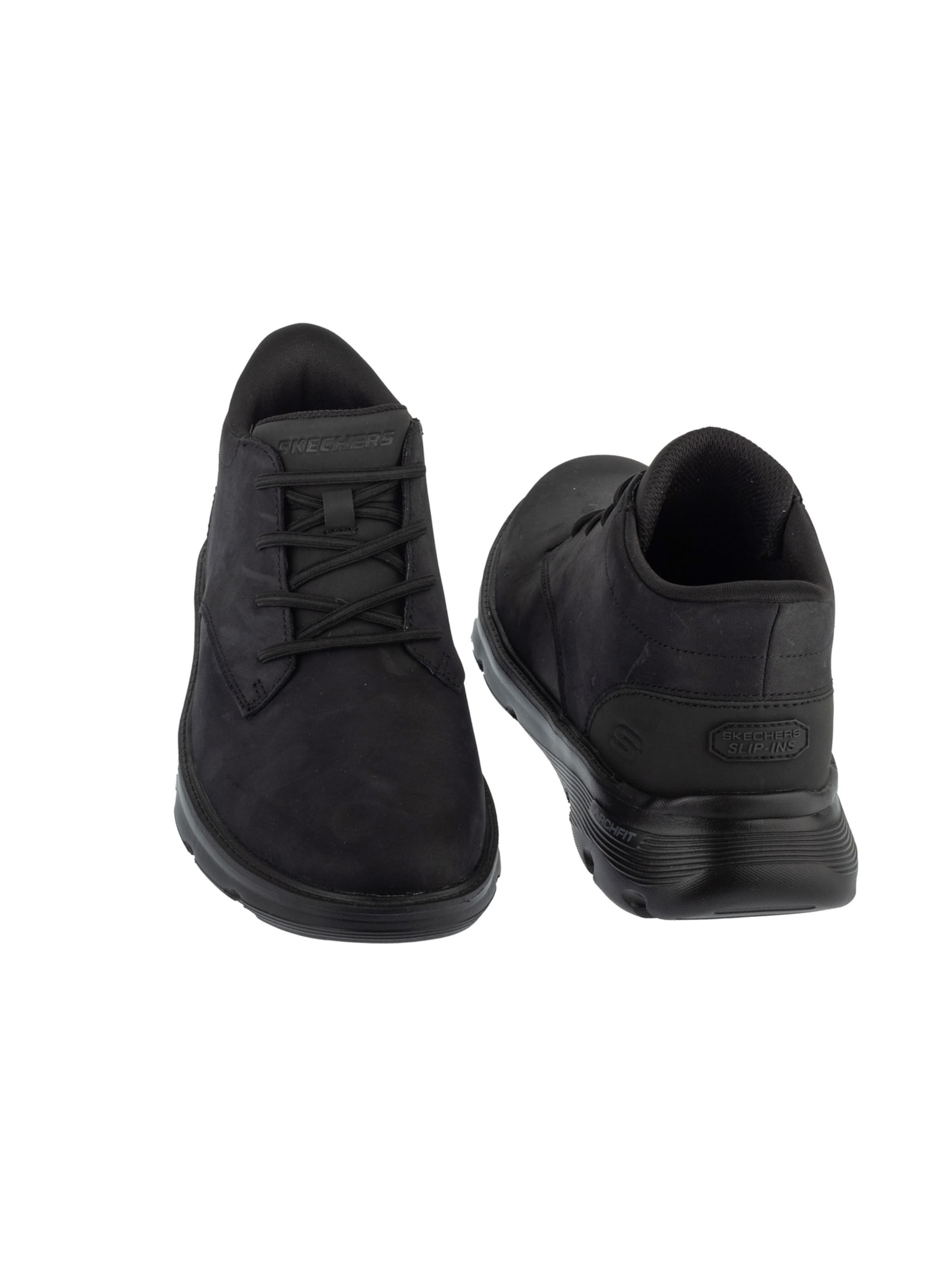 SKECHERS Lace-up boots in Black