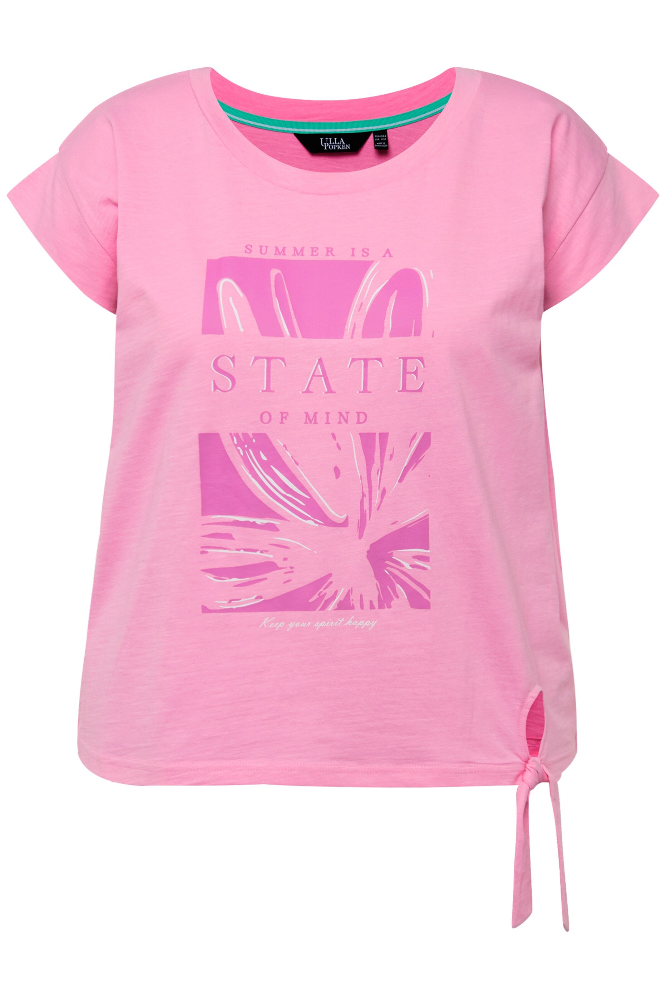 Ulla Popken Shirt in Roze: voorkant