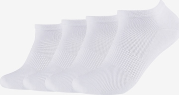 camano Socks in White: front