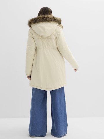 bonprix Zimní parka – béžová
