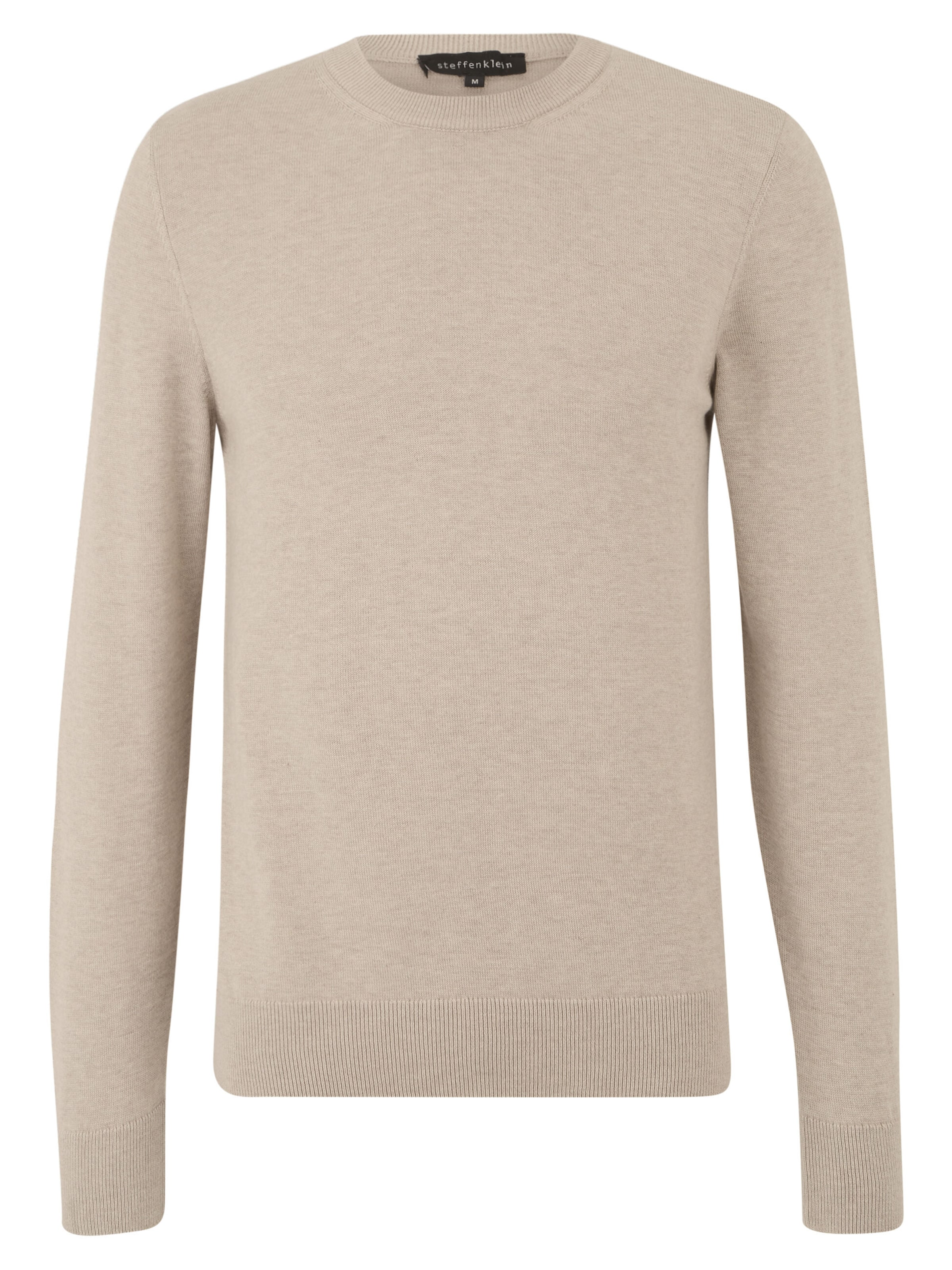 Steffen Klein Trui in Beige: voorkant