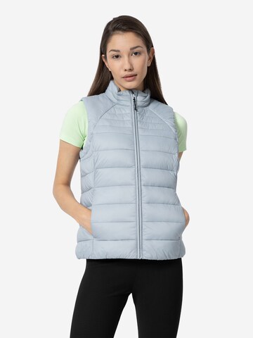 4F Sportbodywarmer in Blauw: voorkant