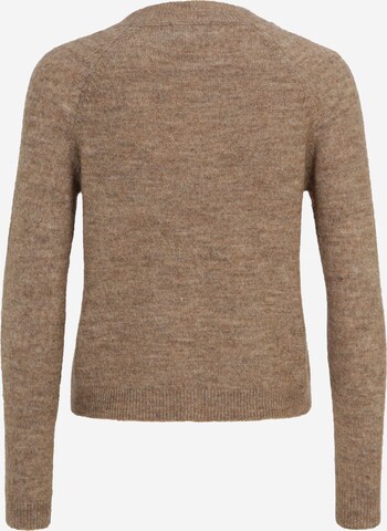 Pieces Petite Sweater 'JULIANA' in Brown