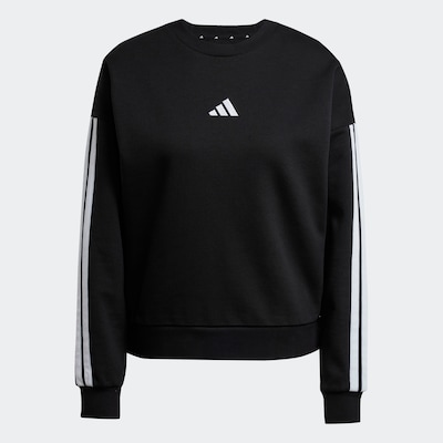 ADIDAS SPORTSWEAR Αθλητική μπλούζα φούτερ σε μαύρο / λευκό, Άποψη προϊόντος