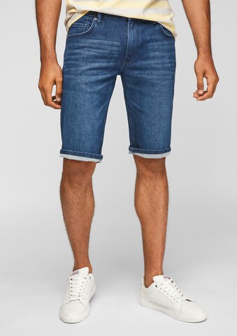 Regular Jeans 'York' de la s.Oliver pe albastru