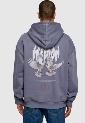Merchcode Sweatshirt 'Birds Of Peace' in Blau: Vorderseite