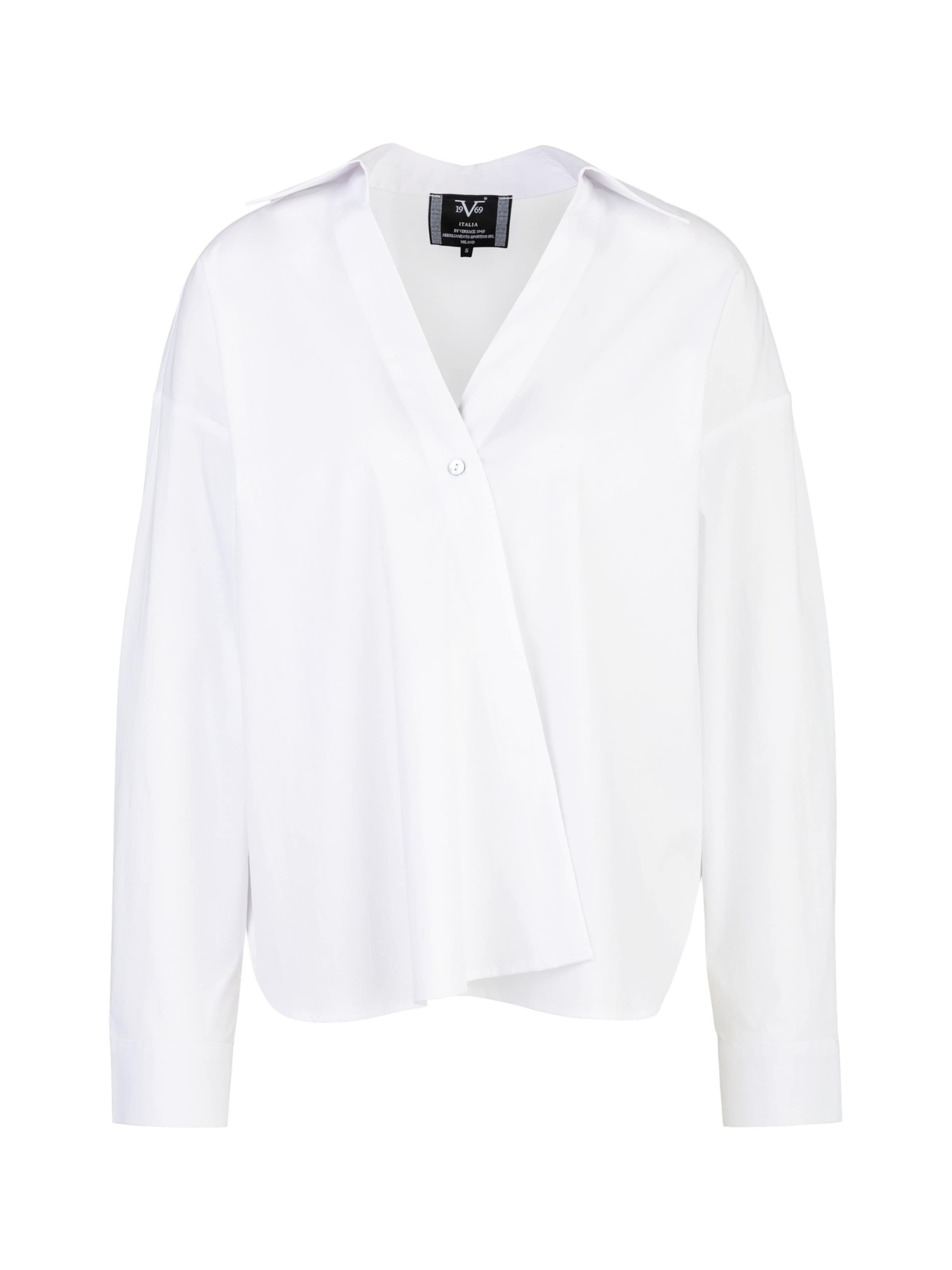 19V69 ITALIA Blouse 'Lanessa' in Wit: voorkant