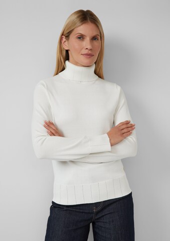 s.Oliver BLACK LABEL Trui in Wit: voorkant