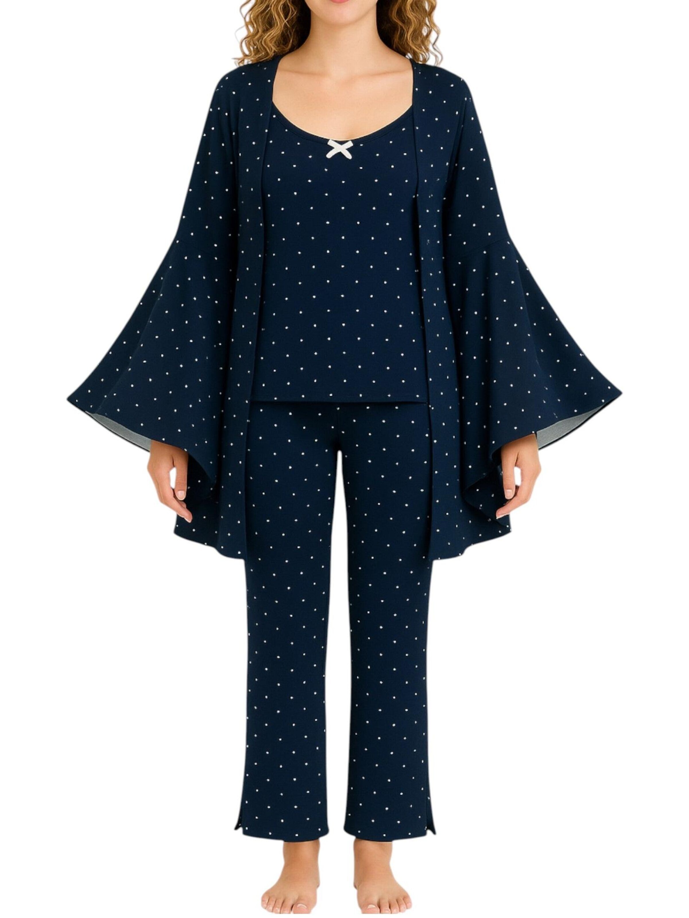 fashionshowcase Pajama 'LoungeDream' in Blue: front