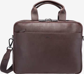 JOOP! - Pasta 'Cardona' em castanho: frente