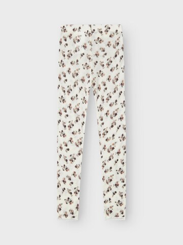 Coupe slim Leggings NAME IT en blanc