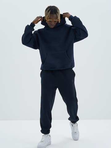 Ossy Homer Sweatshirt 'Oversize Puffy Hoodie' in Blau