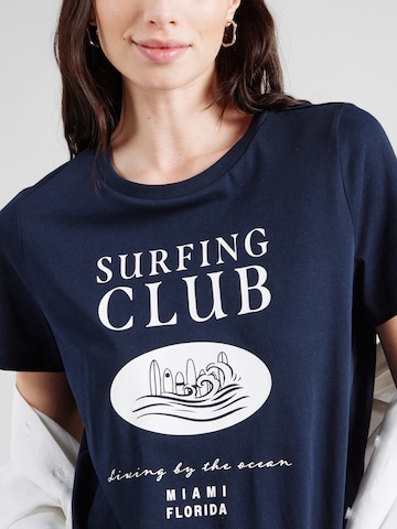 Tricou 'VMDINA OLLY' de la VERO MODA pe albastru