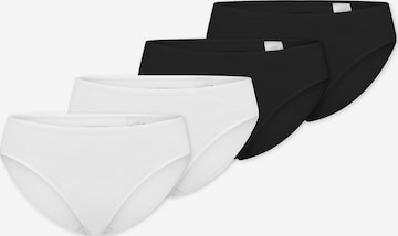 Slip ' 95-5 Serie ' SCHIESSER en noir : devant