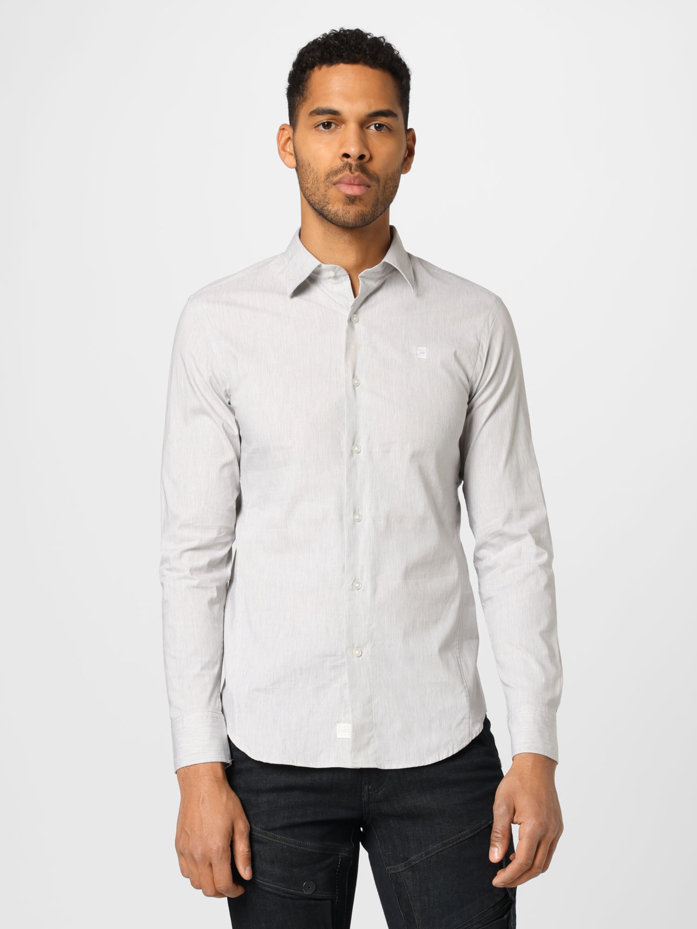 Männer Hemden G-Star RAW Hemd in Hellgrau - US67298 Männer Hemden G-Star RAW Hemd in Hellgrau - US67298