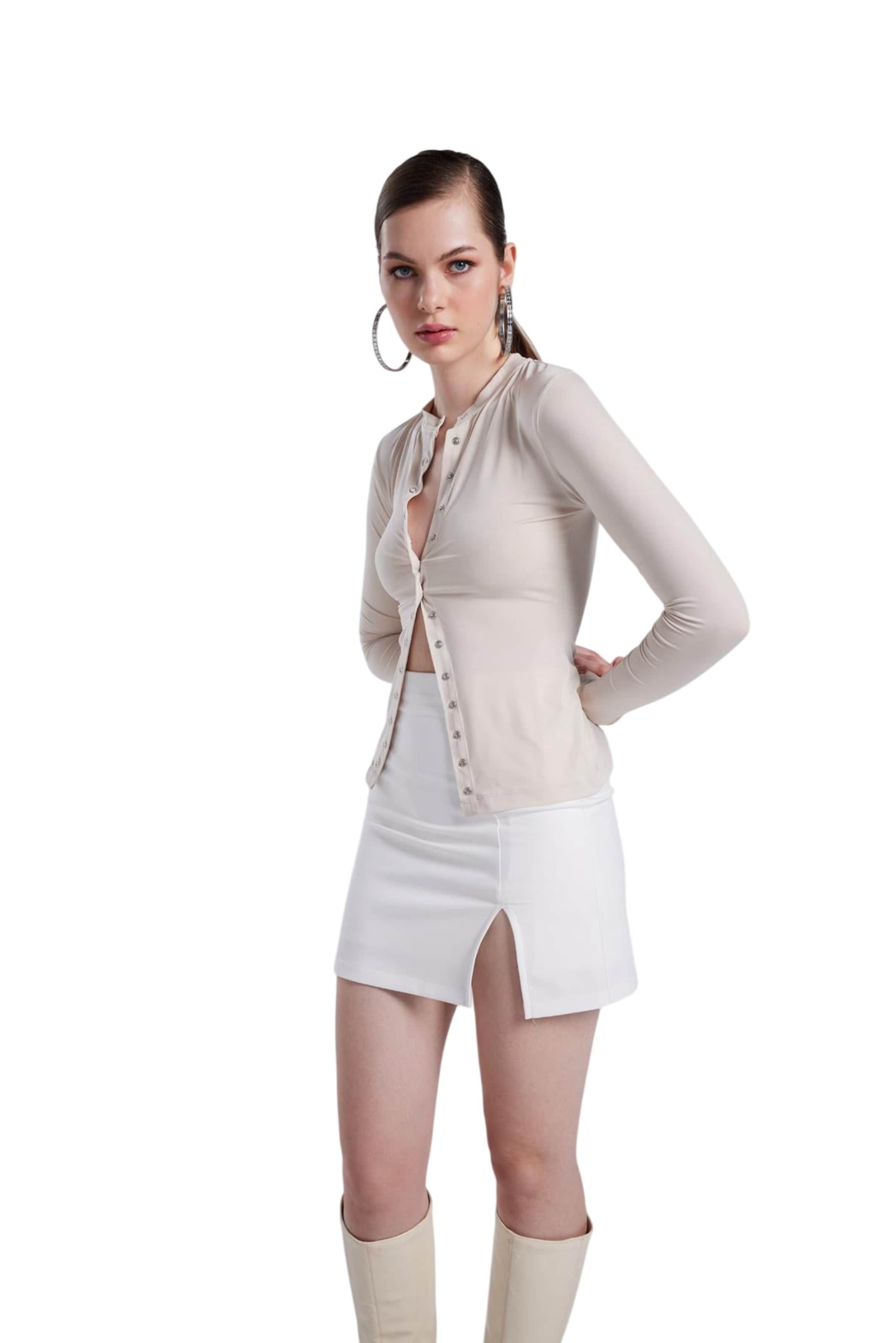 HOLLY LOLLY Blouse in Beige