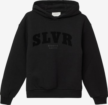 s.Oliver Sweatshirt in Schwarz: Vorderseite