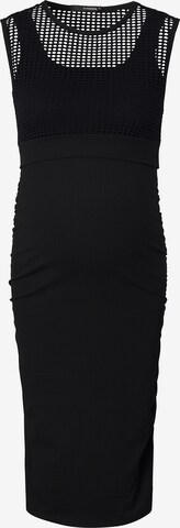 Supermom Dress 'Crochet' in Black: front