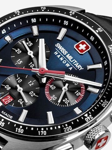 SWISS MILITARY HANOWA Uhr 'Defender' in Schwarz