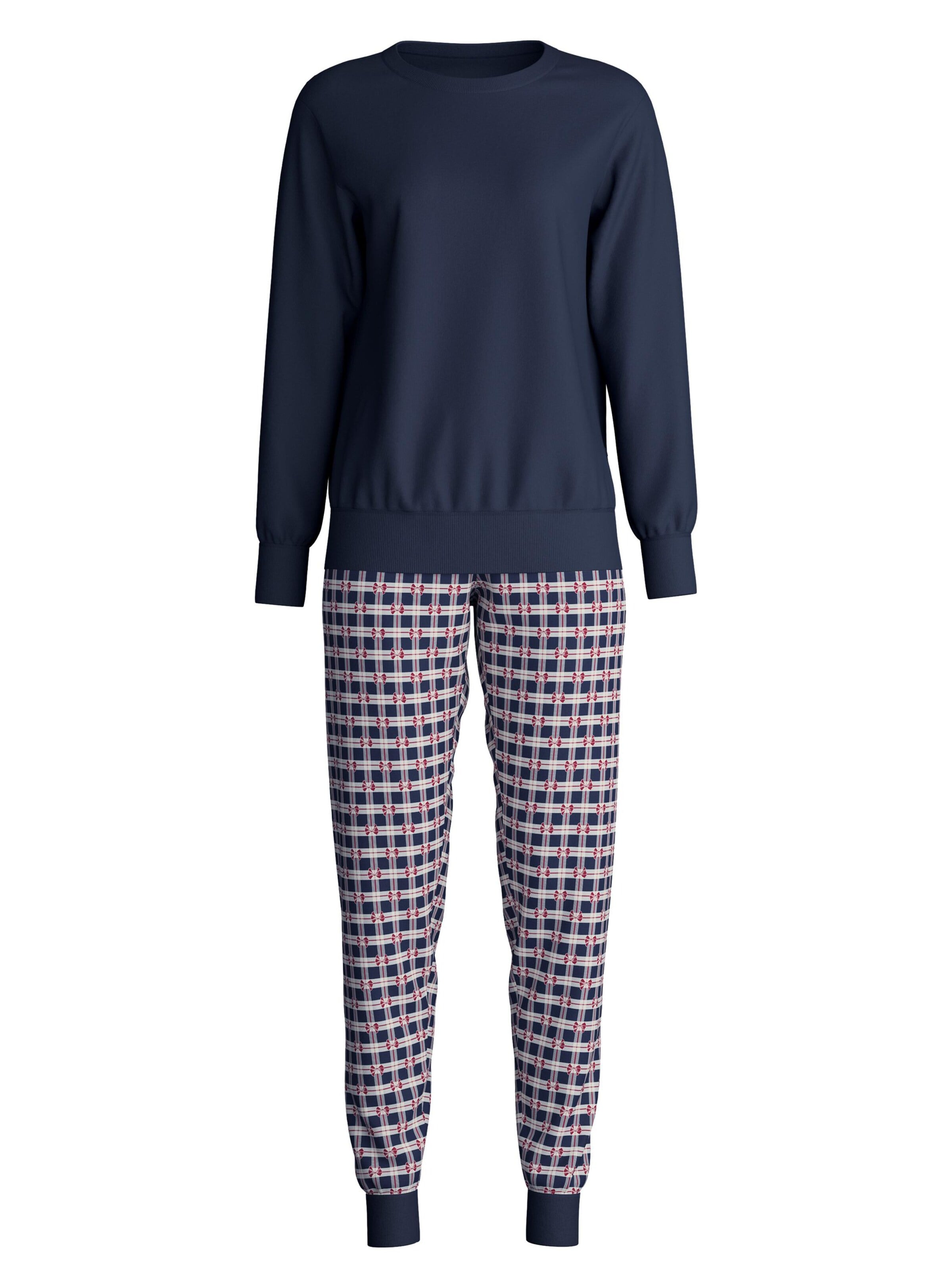 CALIDA Pyjama 'Family & Friends'‌‌‌‌ in Blau: Vorderseite