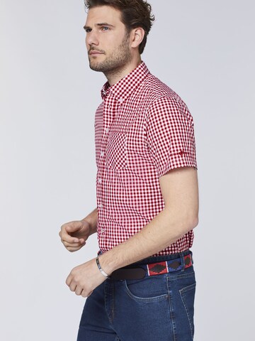 Polo Sylt Regular fit Button Up Shirt in Red