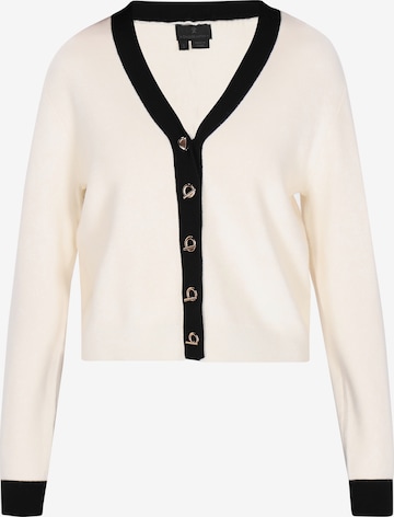 Cardigan 'Classic Look' DreiMaster Klassik en blanc : devant