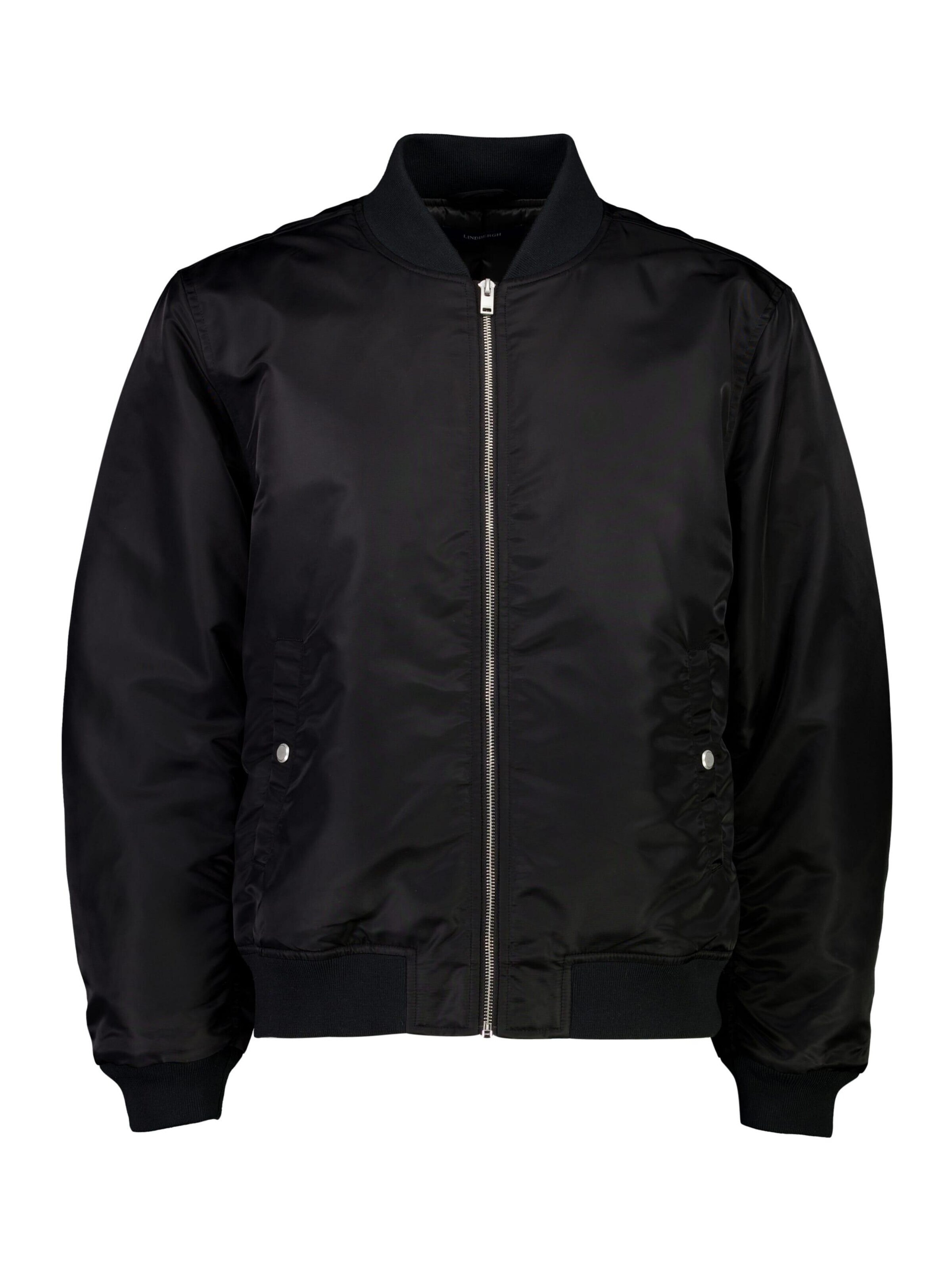 Lindbergh Between-Season Jacket in Black: front