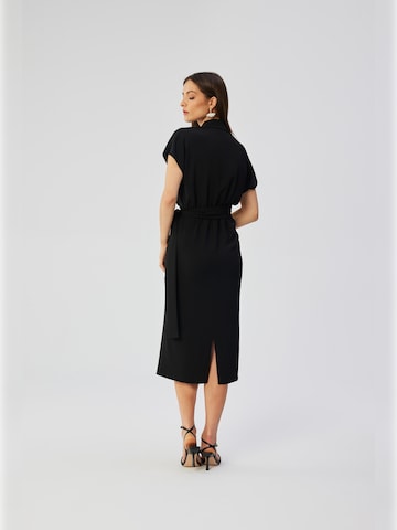 Stylove - Vestido camisero en negro