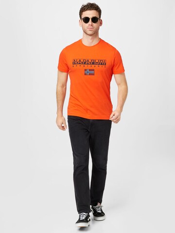 NAPAPIJRI Shirt 'AYAS' in Oranje