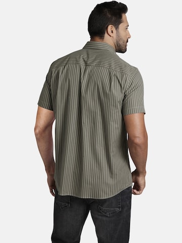 Jan Vanderstorm Comfort fit Button Up Shirt 'Perttu' in Green