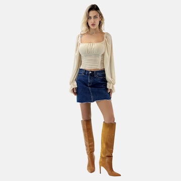 Elara Blouse in Beige