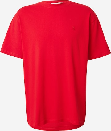 T-Shirt 'MAARKOS' ARMEDANGELS en rouge : devant