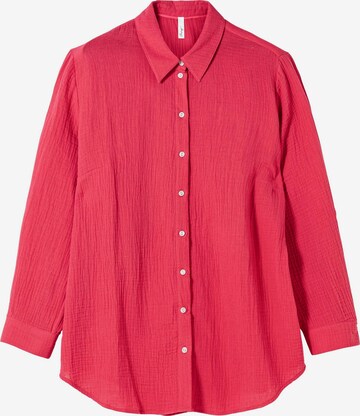 Camicia da donna di SHEEGO in rosa: frontale