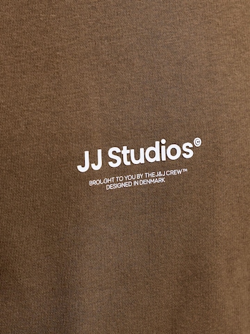 JACK & JONES Sweatshirt 'JJESoho' in Braun