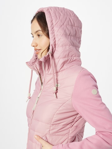 Ragwear Between-Season Jacket 'LUCINDA' in Pink