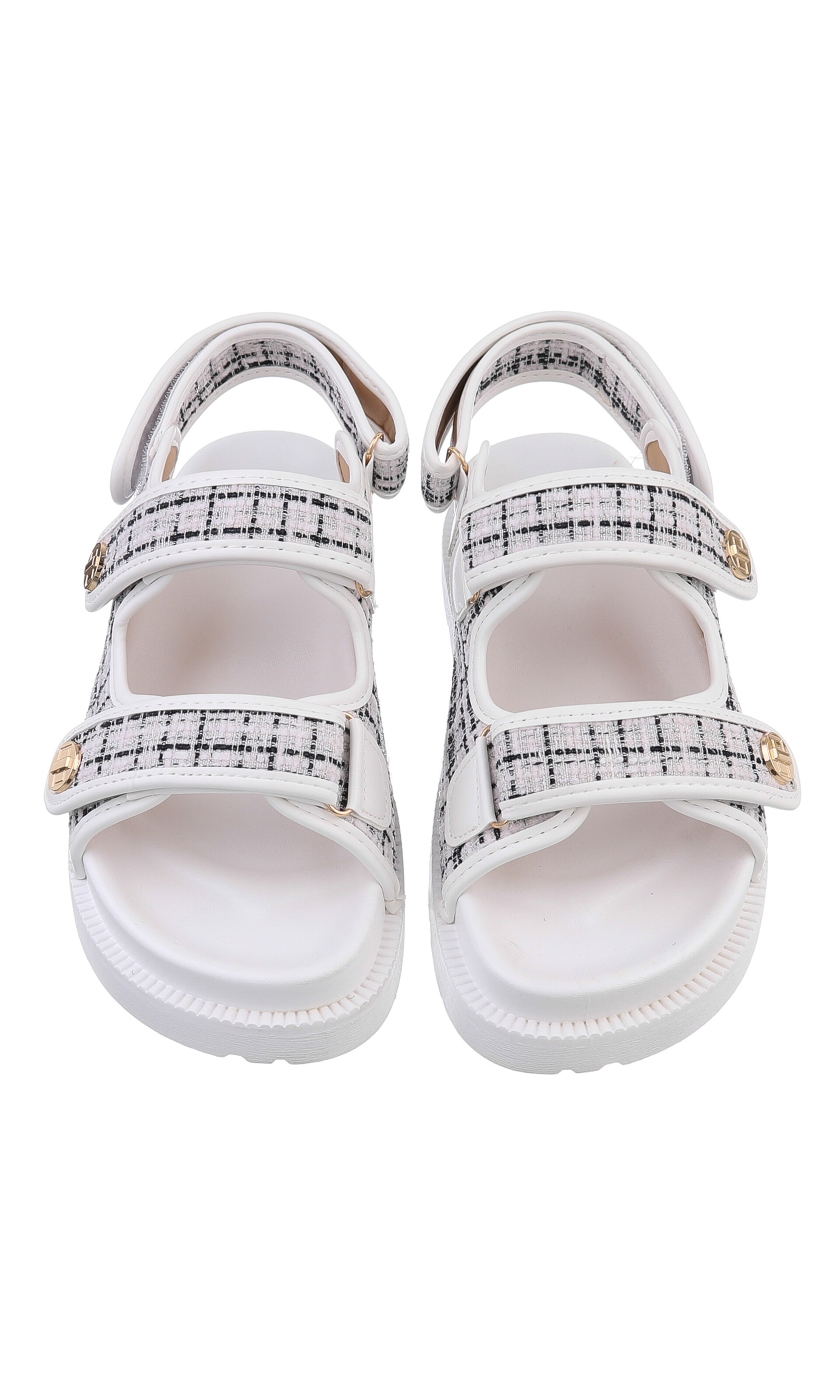 Ital-Design Strap Sandals in White