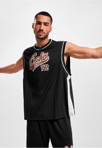 Ecko Unlimited Shirt ' BBall ' in Black: front