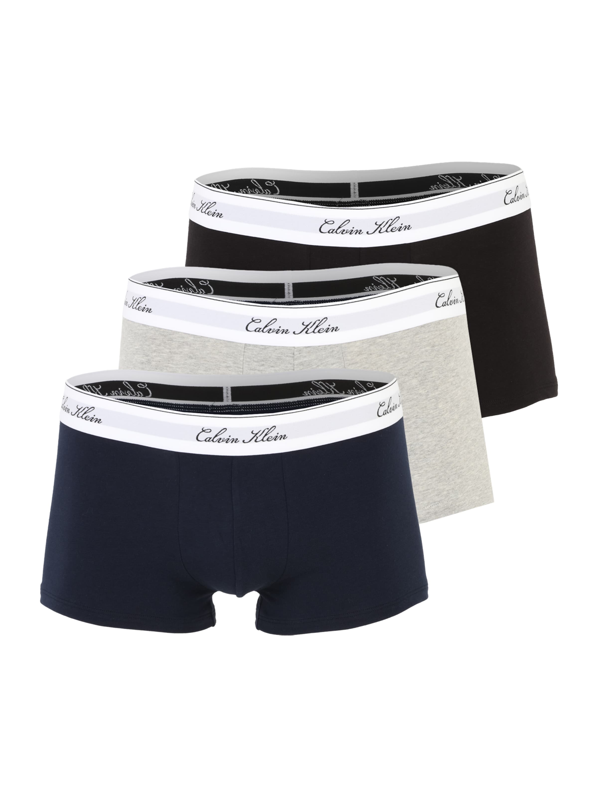 Boxeri pe XS Calvin Klein Underwear pe albastru / gri amestecat / negru, Vizualizare produs