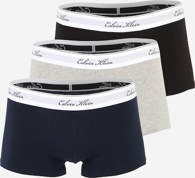 S dydžio Boxer trumpikės iš Calvin Klein Underwear, spalva – mėlyna / margai pilka / juoda, Prekių apžvalga
