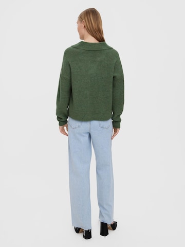 VERO MODA Sweater 'OLINA' in Green