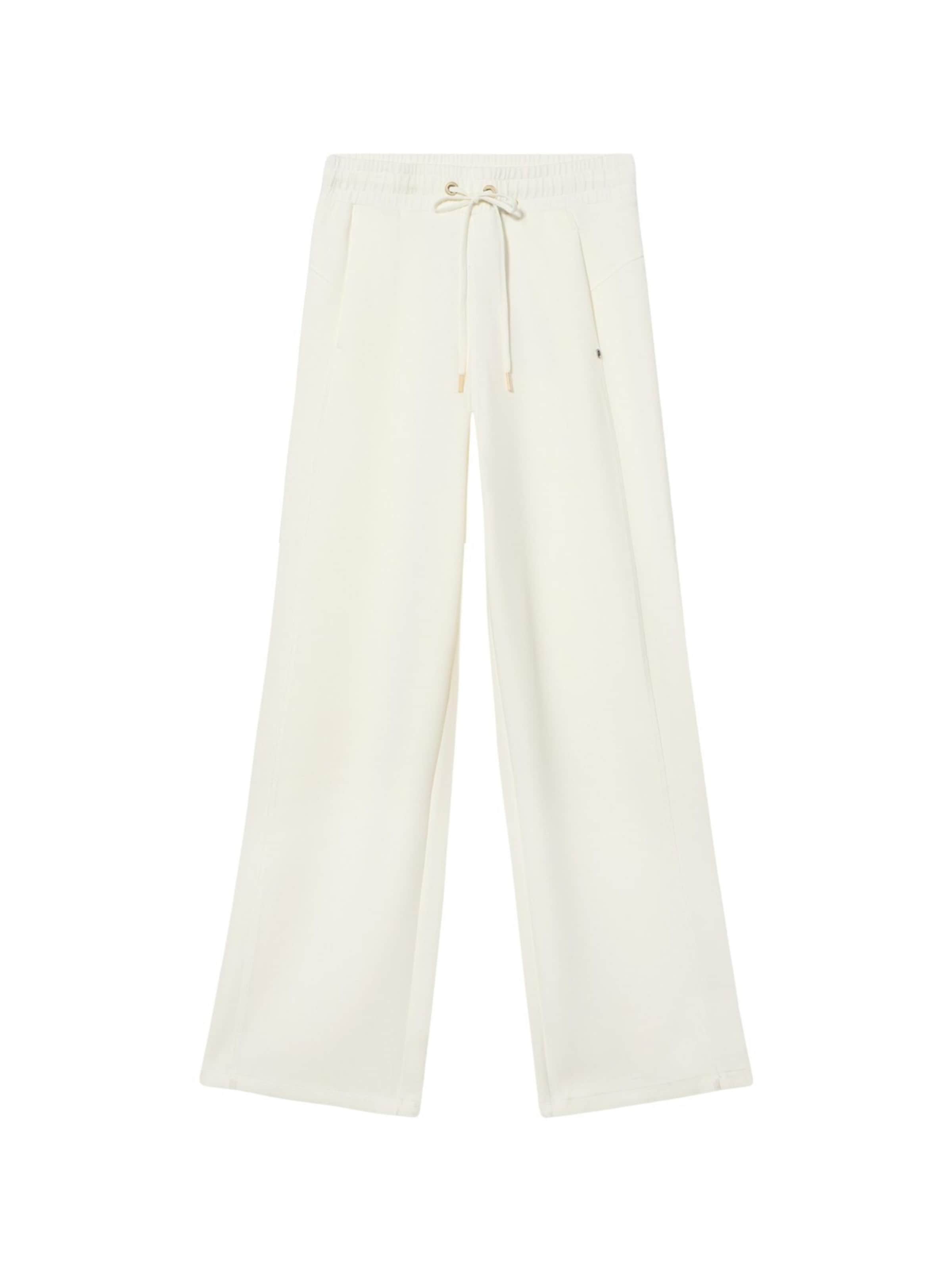 Loosefit Pantalon oltre en blanc : devant