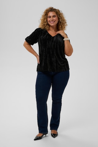 KAFFE CURVE Blouse in Black