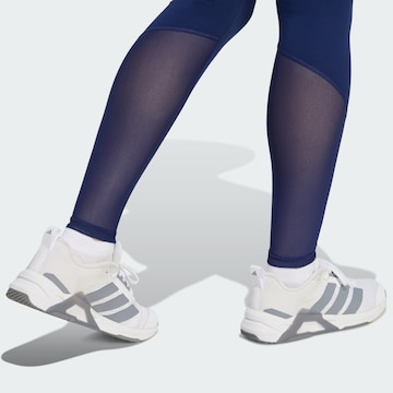 ADIDAS PERFORMANCE Skinny Leggings 'TECHFIT' in Blue